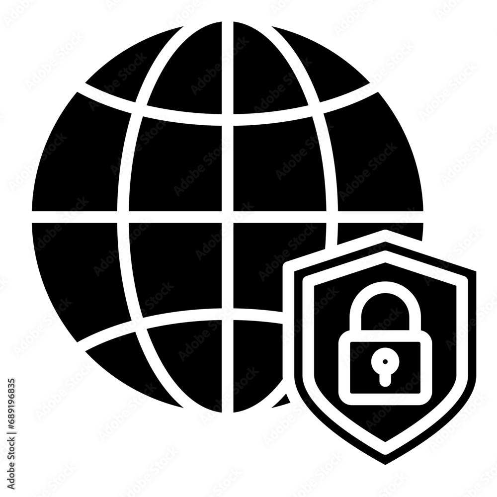 Secure Network icon line vector illustration Secure Network icon line vector illustration