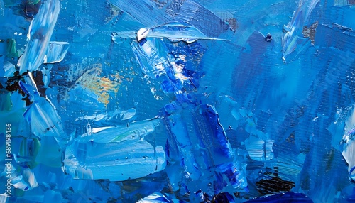 Abstract oil painting background. Palette knife technique