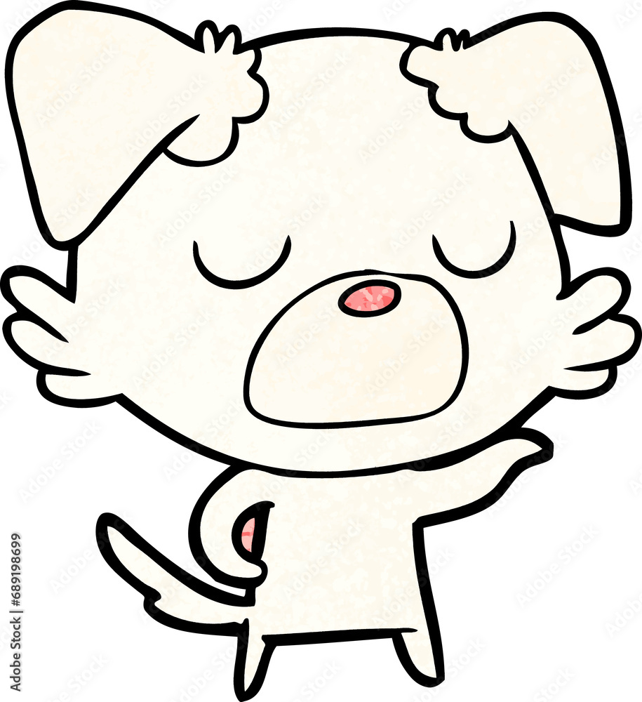 Obraz premium cartoon dog