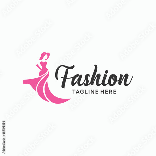 hand drawn clothing store logo boutique