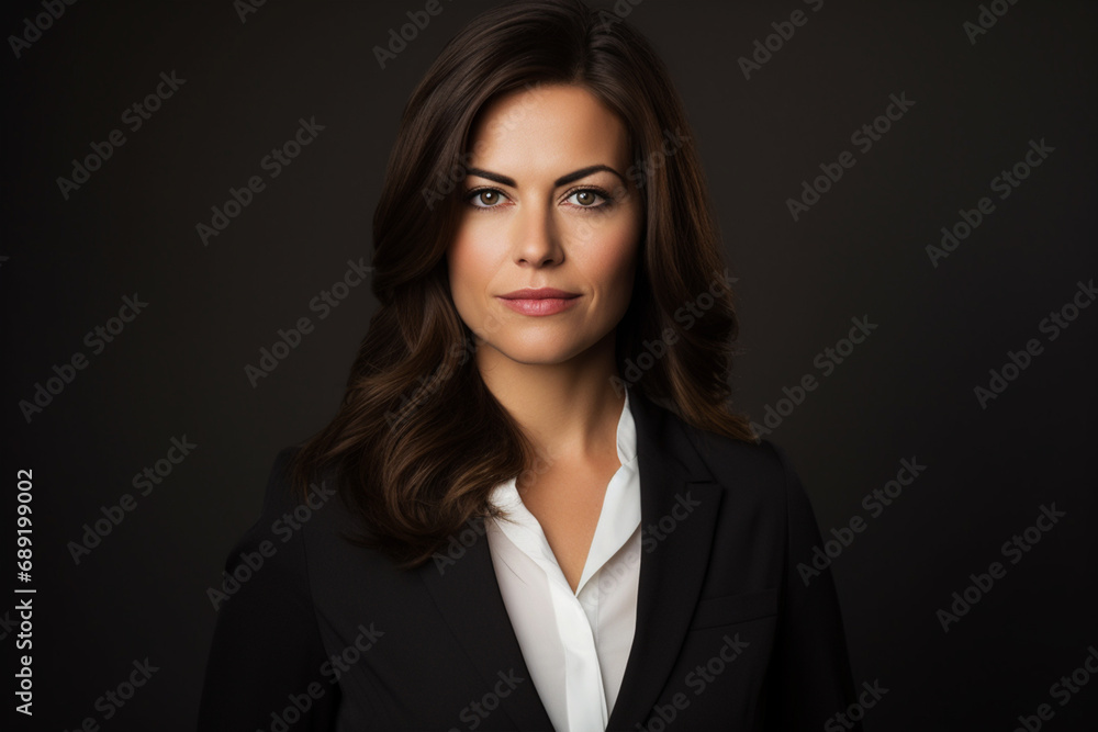 A testimonial given by modern matured mid age business woman with brown short hair isolated on copy space background, Happy woman with good health, Professional confidence looking lady in office suit A testimonial given by modern matured mid age business woman with brown short hair isolated on copy space background, Happy woman with good health, Professional confidence looking lady in office suit