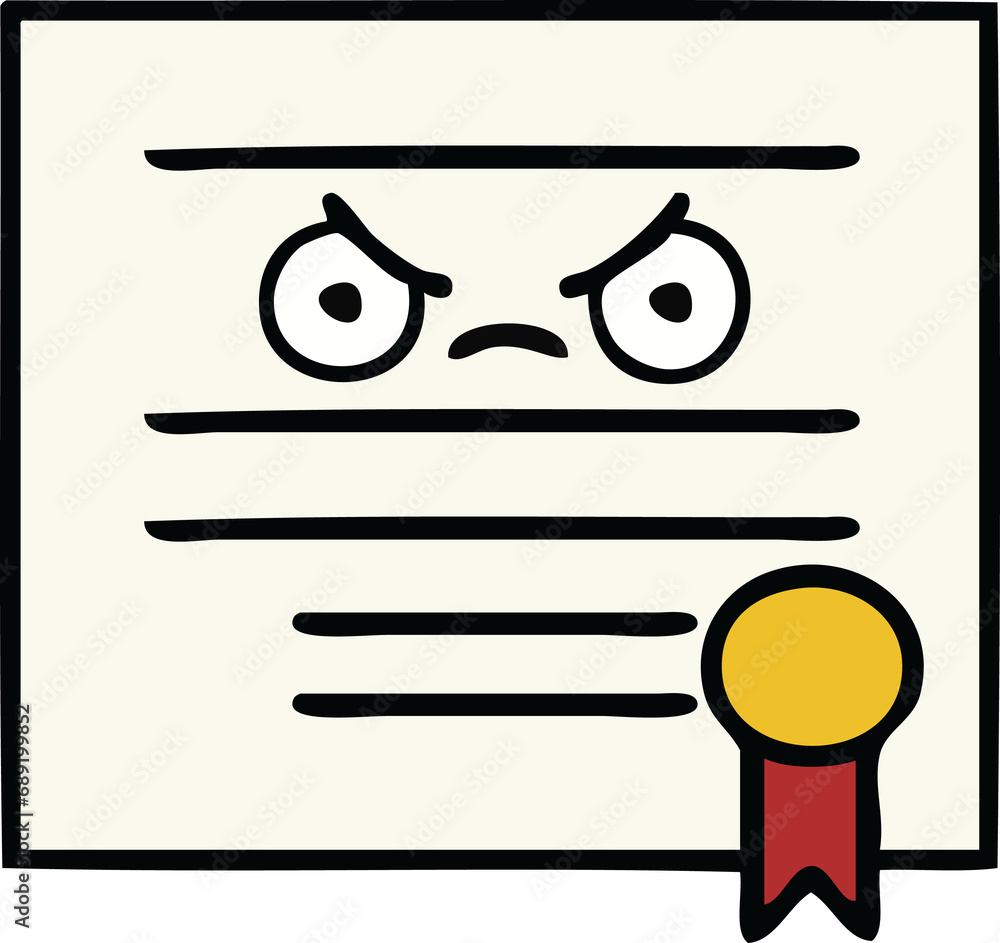 cute cartoon of a graduation diploma cute cartoon of a graduation diploma