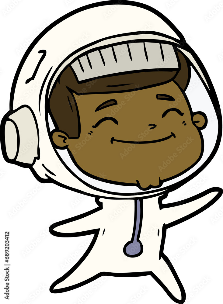 happy cartoon astronaut happy cartoon astronaut