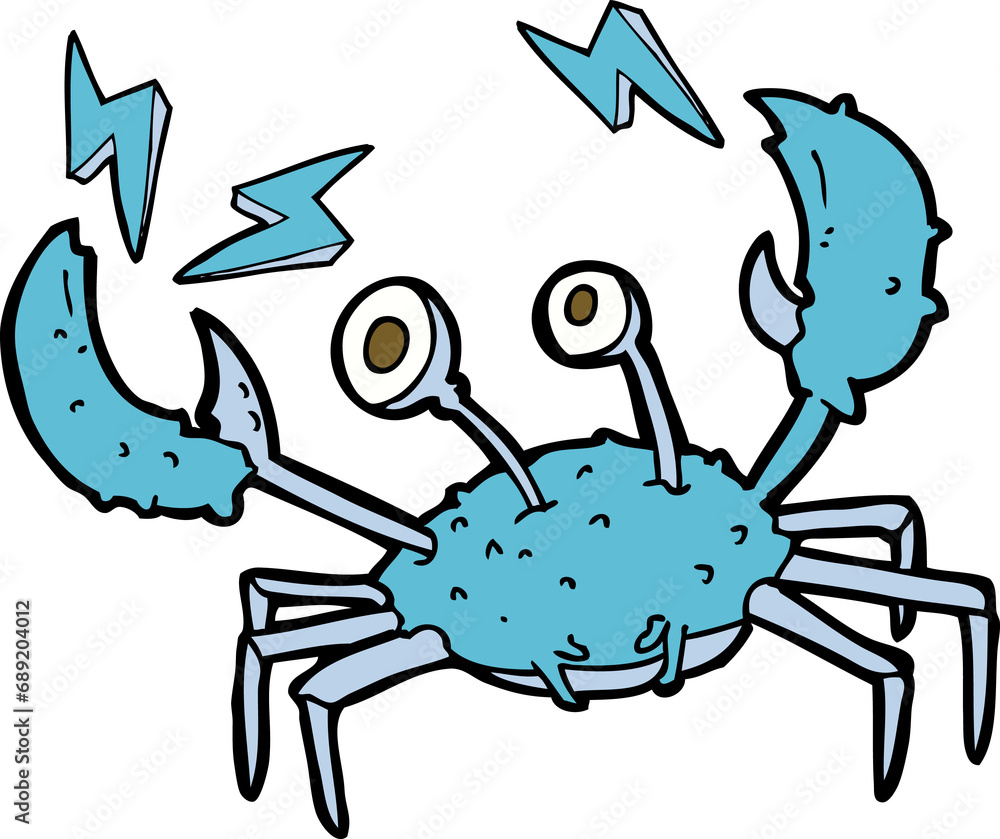 Fototapeta premium cartoon crab