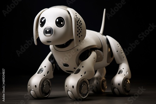Portrait of a Mechanic robot dog