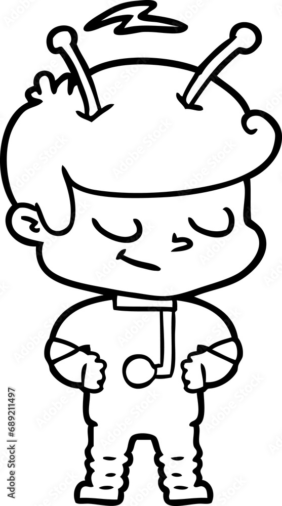 friendly cartoon spaceman friendly cartoon spaceman