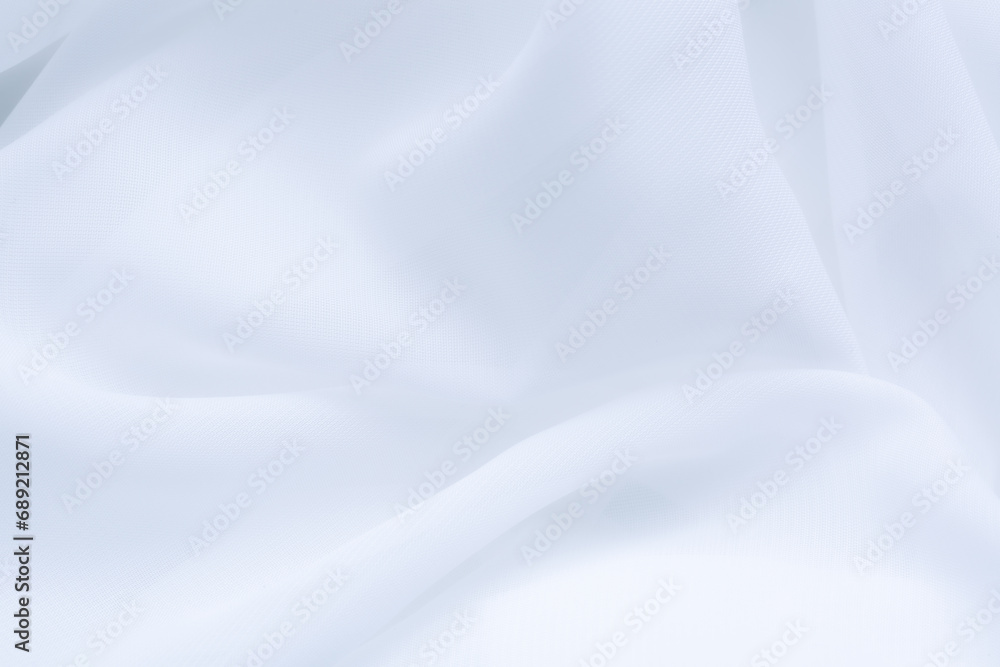 Macro white fabric background,White fabric smooth texture surface background 