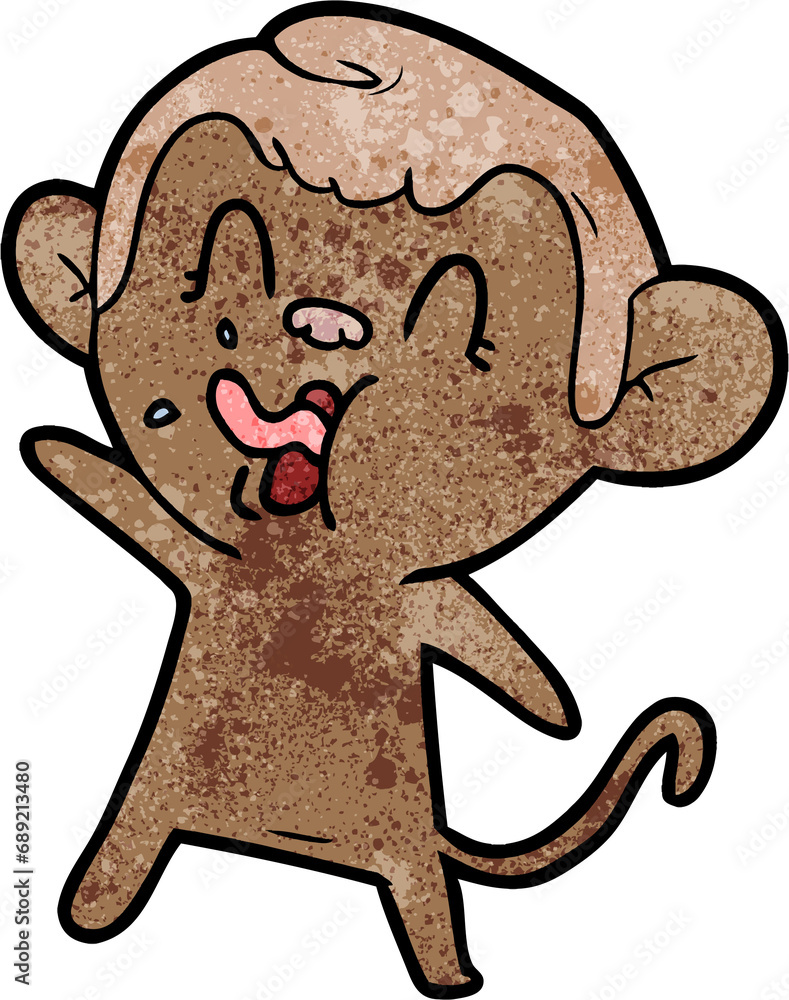 crazy cartoon monkey crazy cartoon monkey