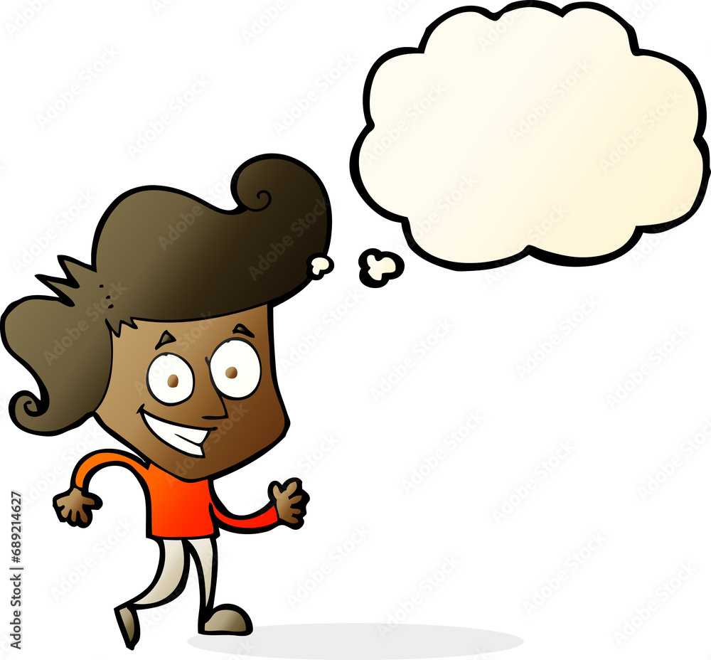 cartoon grinning man with thought bubble cartoon grinning man with thought bubble