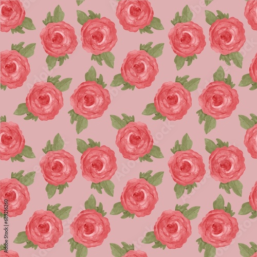 seamless pattern with roses