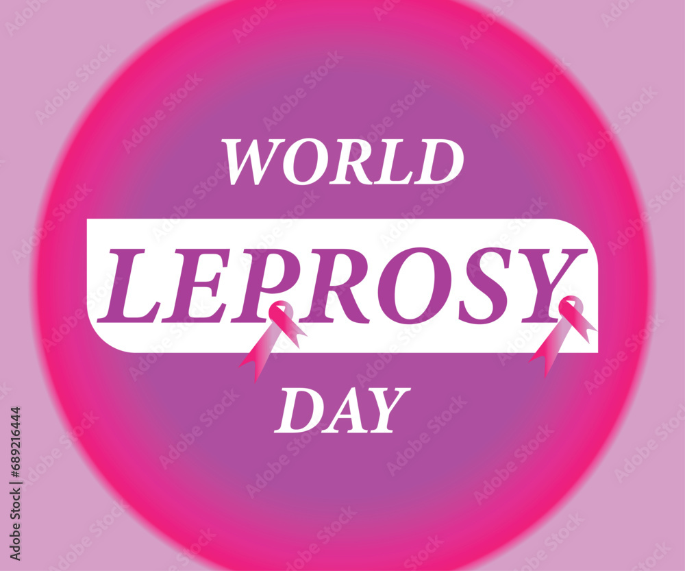 World Leprosy day in january [vector illustration]