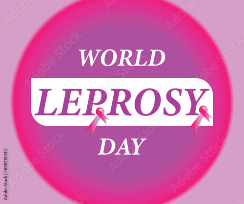 World Leprosy day in january [vector illustration]