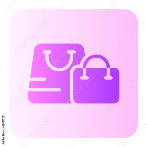 shopping gradient icon