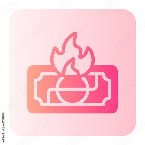wasteful gradient icon