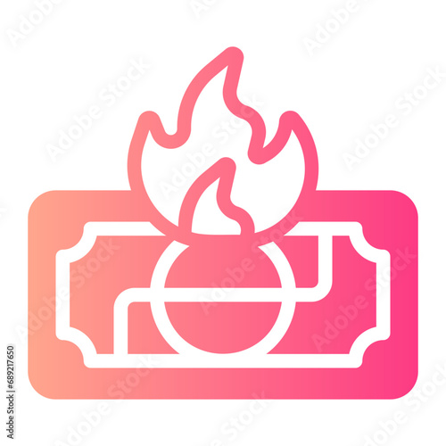 wasteful gradient icon
