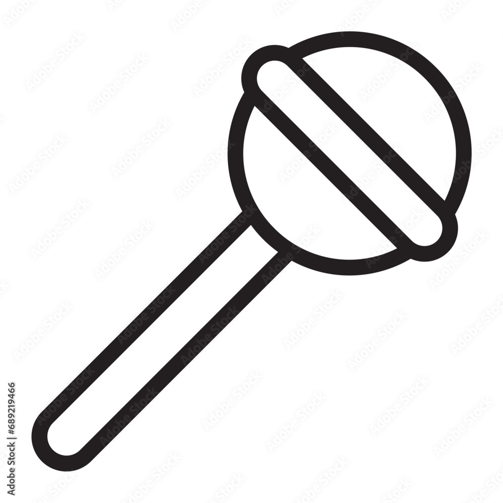 lollipop line icon lollipop line icon