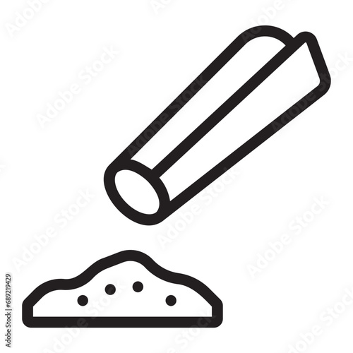 sniffing line icon