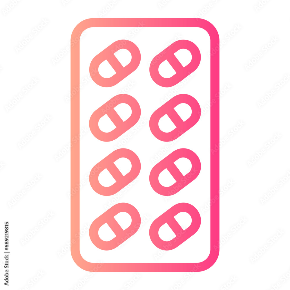 drug gradient icon drug gradient icon
