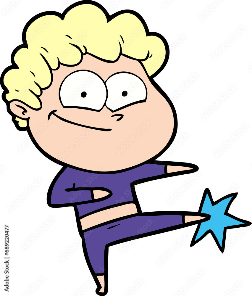 cartoon happy man cartoon happy man