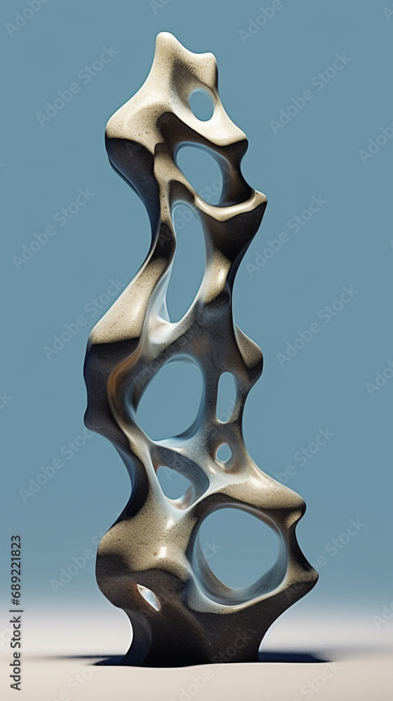 custom made wallpaper toronto digitalThe material of the stone, handicrafts, the shape of the water flow containing liquid created with Generative Ai