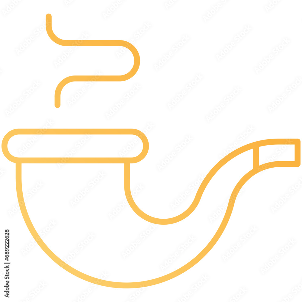smoking pipe vector design .svg