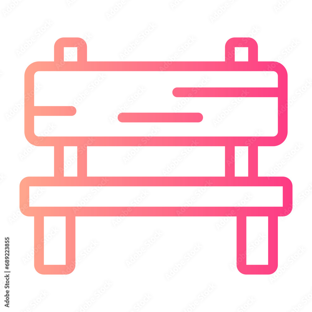 bench gradient icon