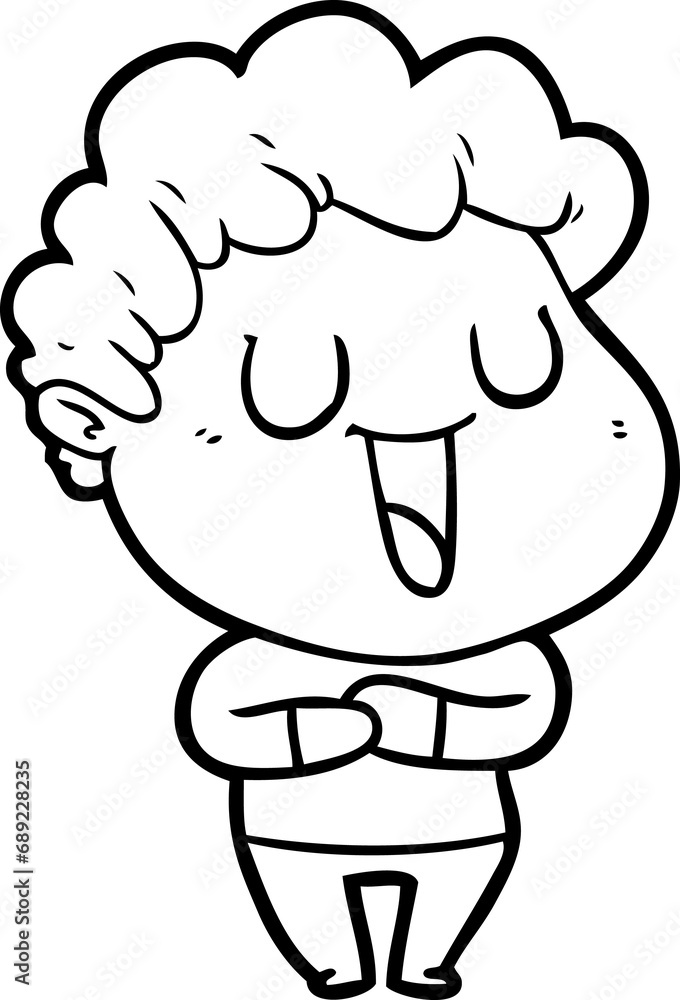 laughing cartoon man laughing cartoon man