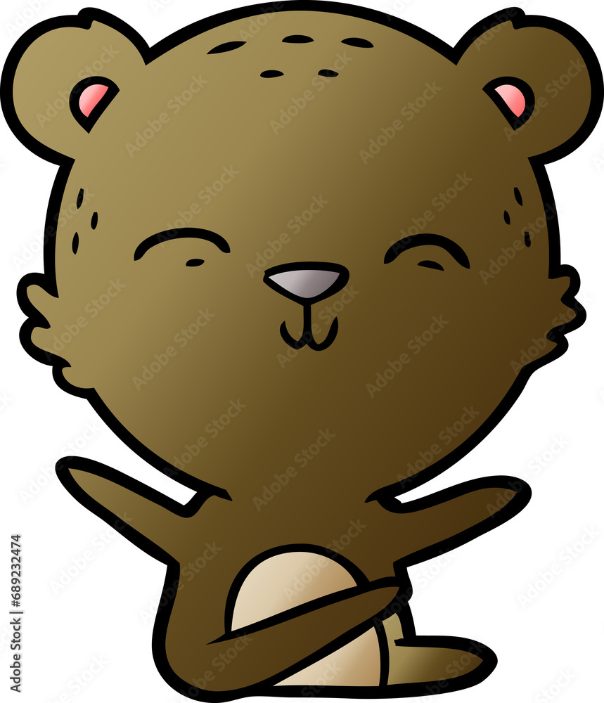 happy cartoon bear happy cartoon bear