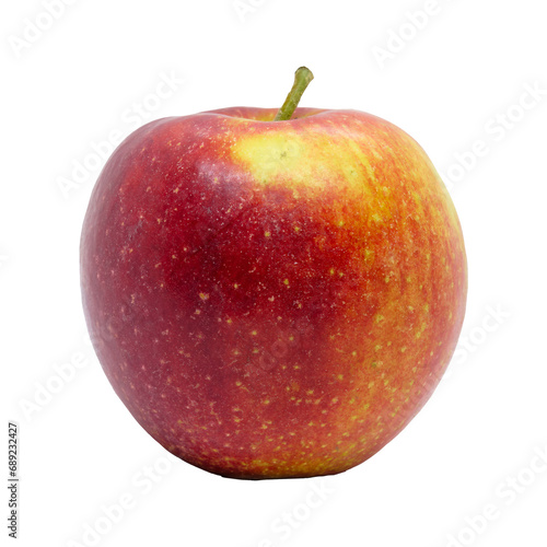 Red Jonagold apple isolated