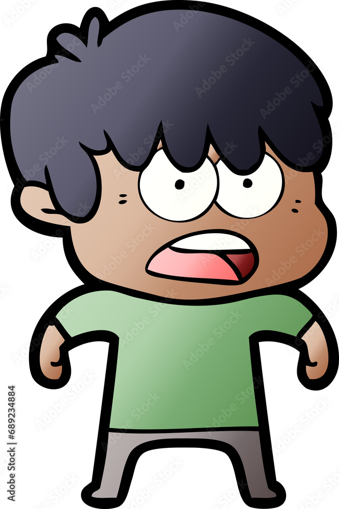 worried cartoon boy worried cartoon boy