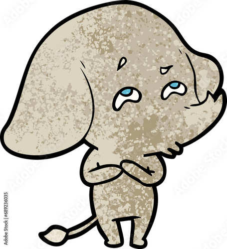 cartoon elephant remembering