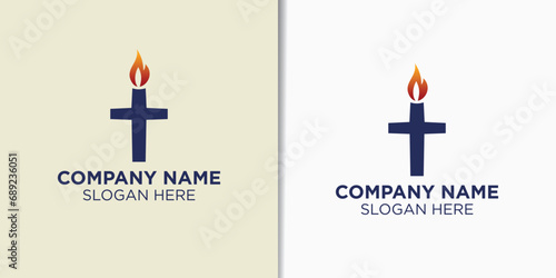 religion logo design template