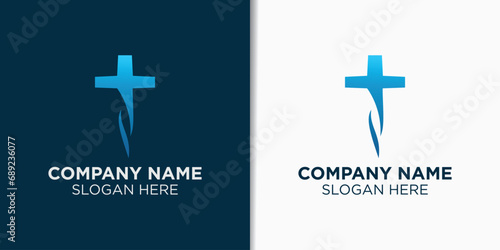 religion logo design template