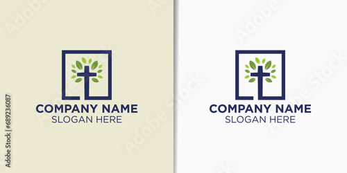 religion logo design template