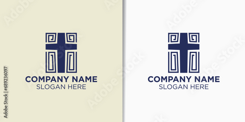 religion logo design template