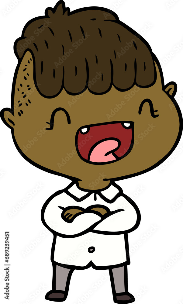 cartoon happy boy laughing cartoon happy boy laughing