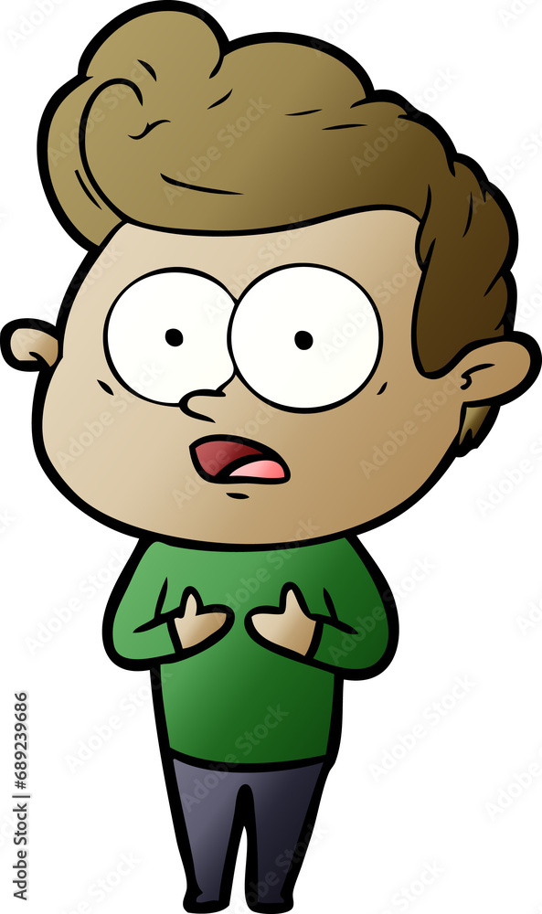 cartoon staring man cartoon staring man