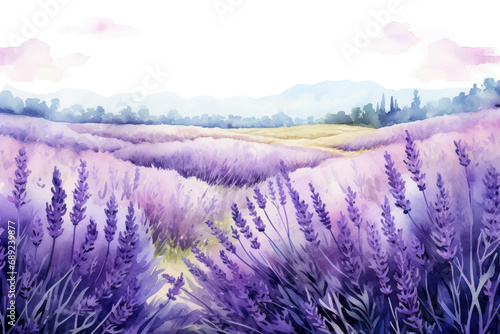 Purple countryside violet flower summer nature provence plant field france landscape background