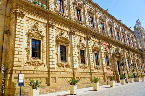 former convent of the Celestine fathers in baroque style Lecce Italy
