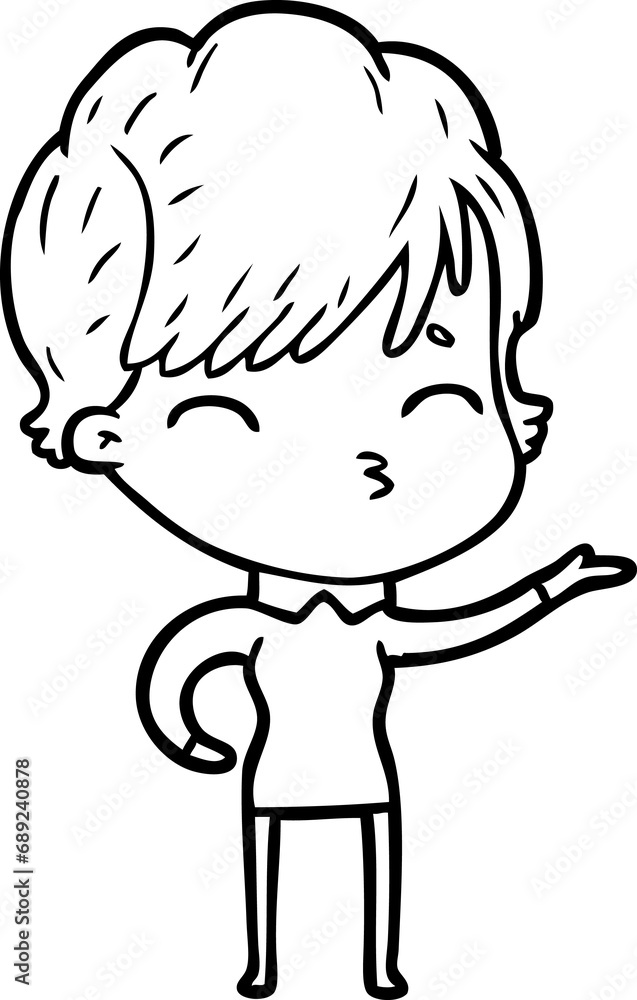 cartoon woman thinking cartoon woman thinking