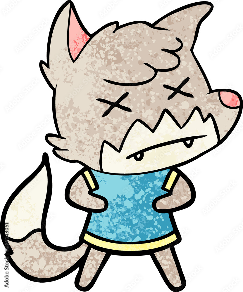 cartoon dead fox cartoon dead fox