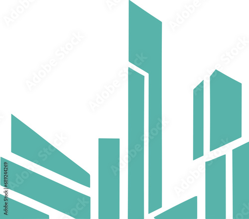 The logo of building developer with a white background