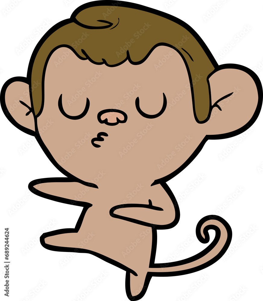 cartoon monkey cartoon monkey
