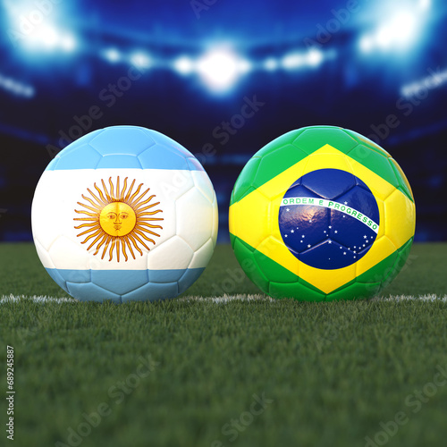 Argentina vs. Brazil Soccer Match