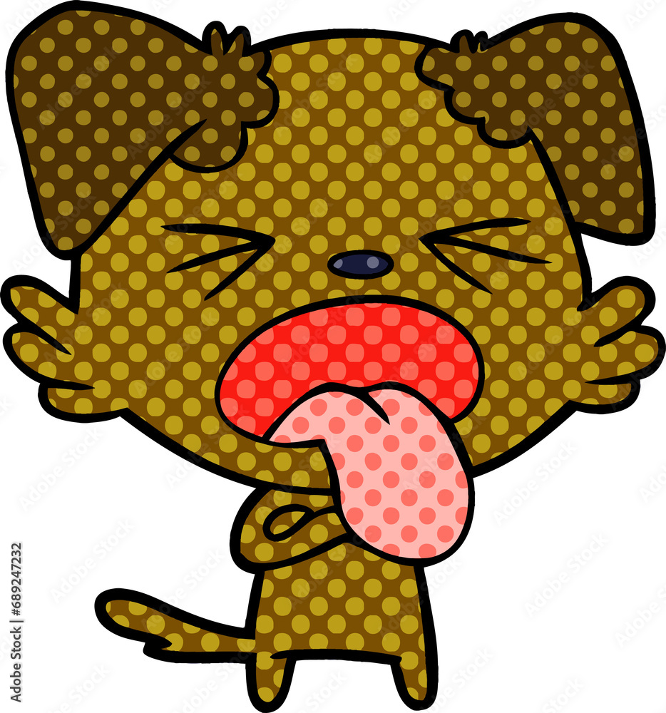 cartoon disgusted dog cartoon disgusted dog