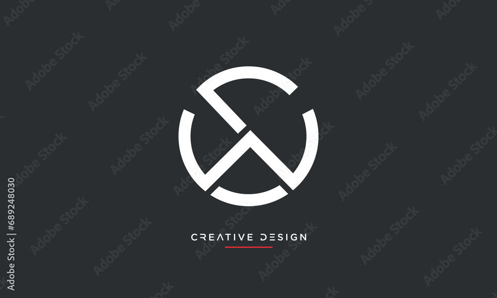 Alphabet letters SW or WS logo monogram Alphabet letters SW or WS logo monogram