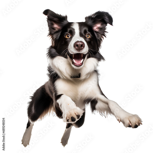 happy Cute dog on transparent background PNG is easy to decorate and use.