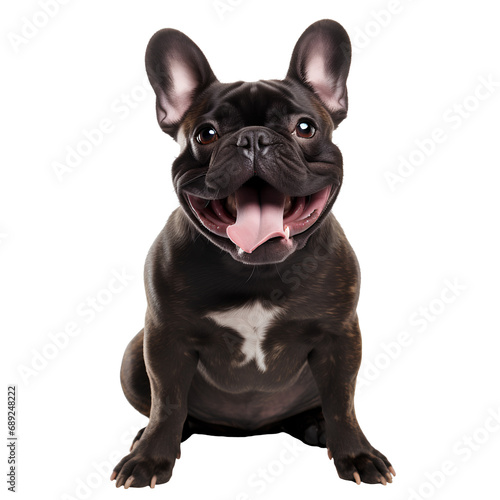 happy Cute dog on transparent background PNG is easy to decorate and use. © I LOVE PNG