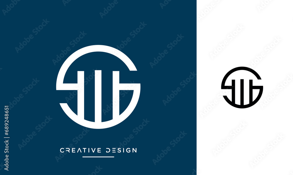 Alphabet letters SW or WS logo monogram Alphabet letters SW or WS logo monogram