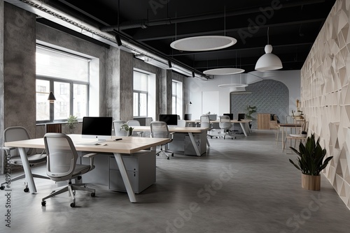 co-working place, office interior